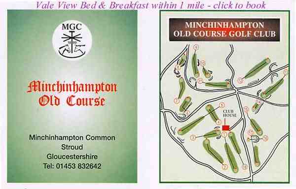 Vale View Bed & Breakfast - Minchinhampton original golf course